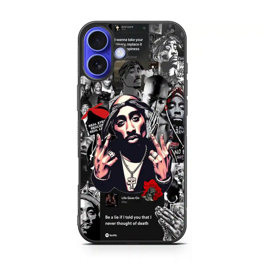 2 Pac Sakur Album iPhone 16 Plus Case