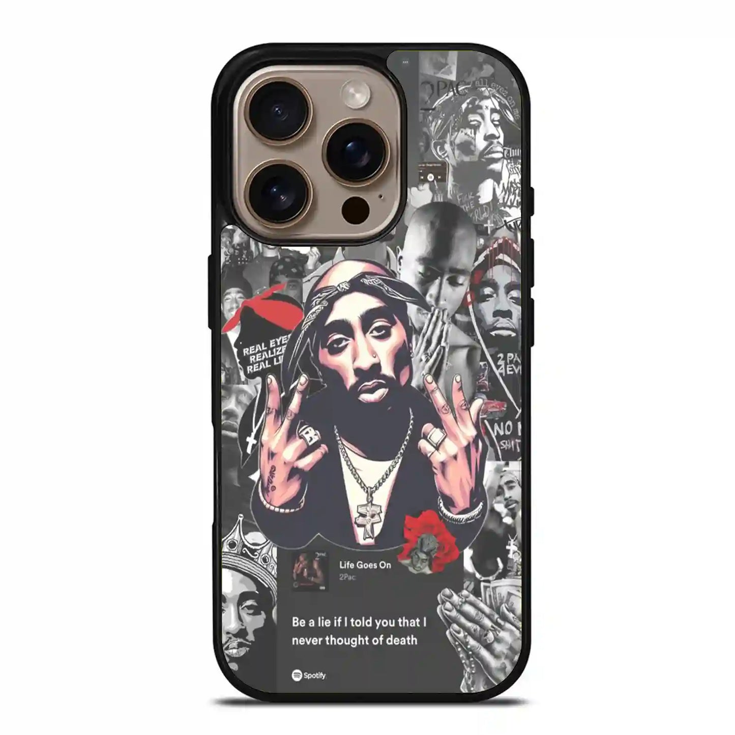 2 Pac Sakur Album iPhone 16 Pro Max Case