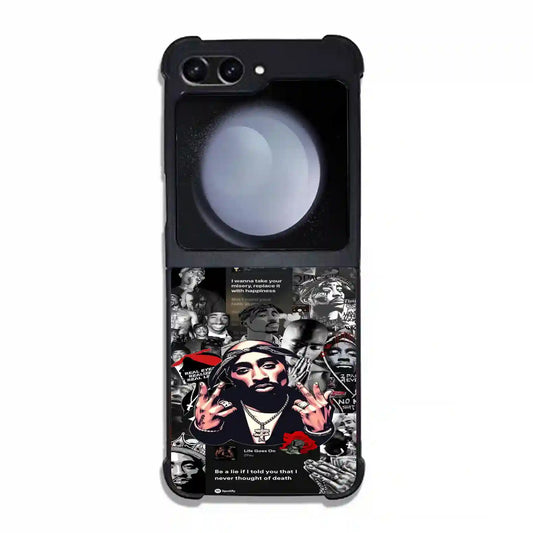 2 Pac Sakur Album Samsung Z6 Flip Case