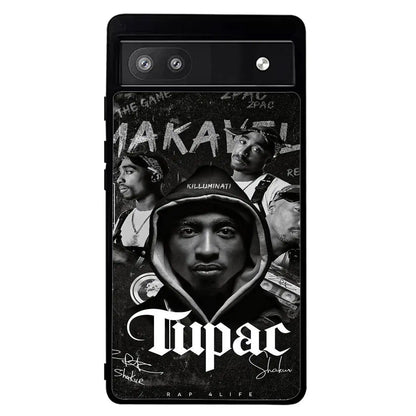 2 Pac Sakur Black Google Pixel 6 Pro Case