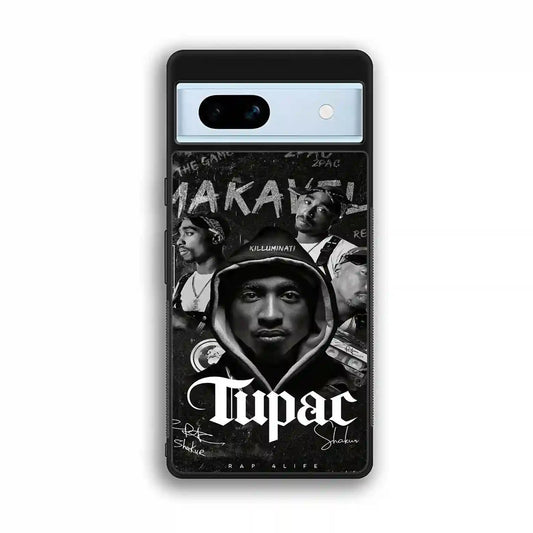 2 Pac Sakur Black Google Pixel 8A Case