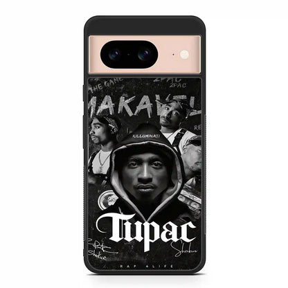 2 Pac Sakur Black Google Pixel 8 Case