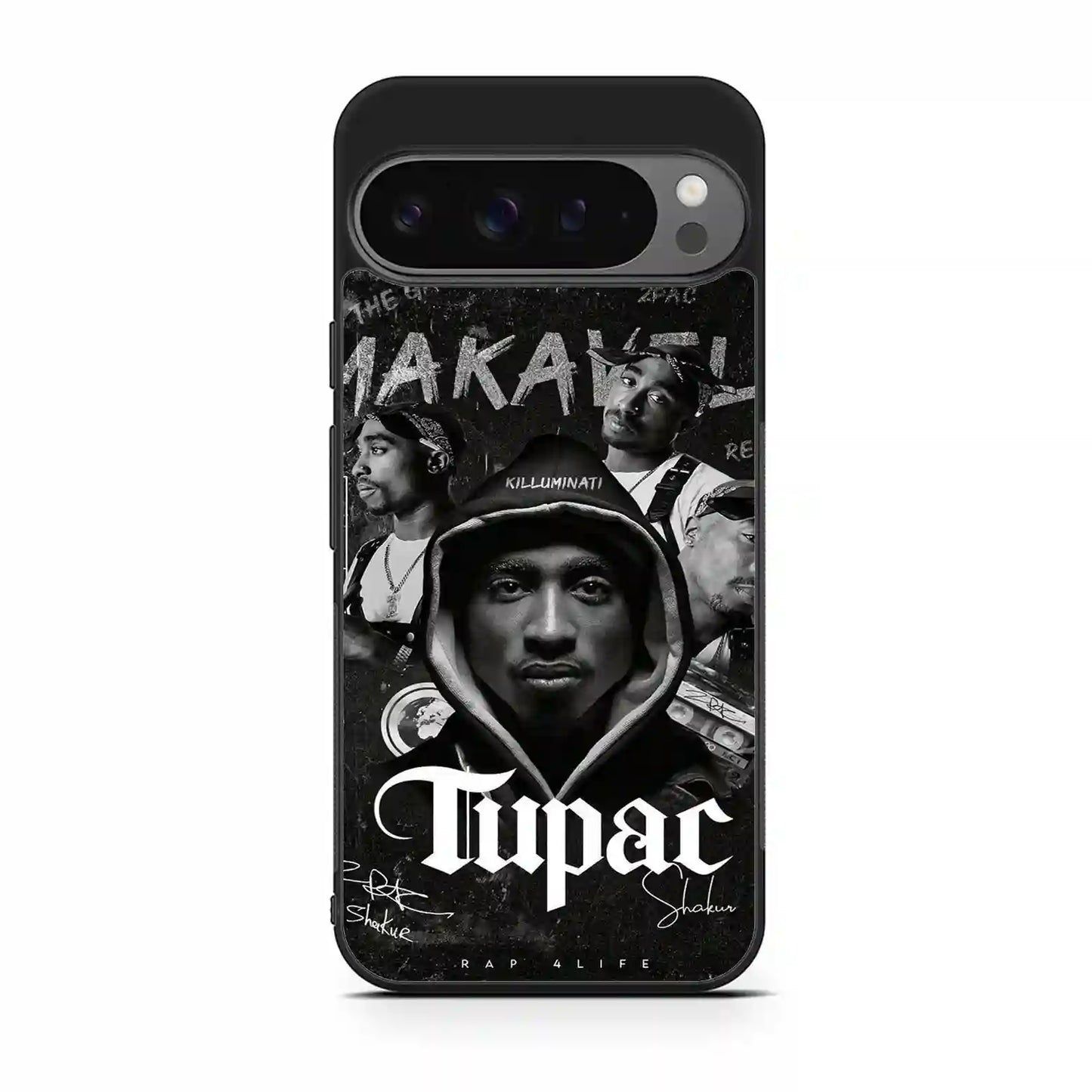 2 Pac Sakur Black Google Pixel 9 Pro Case