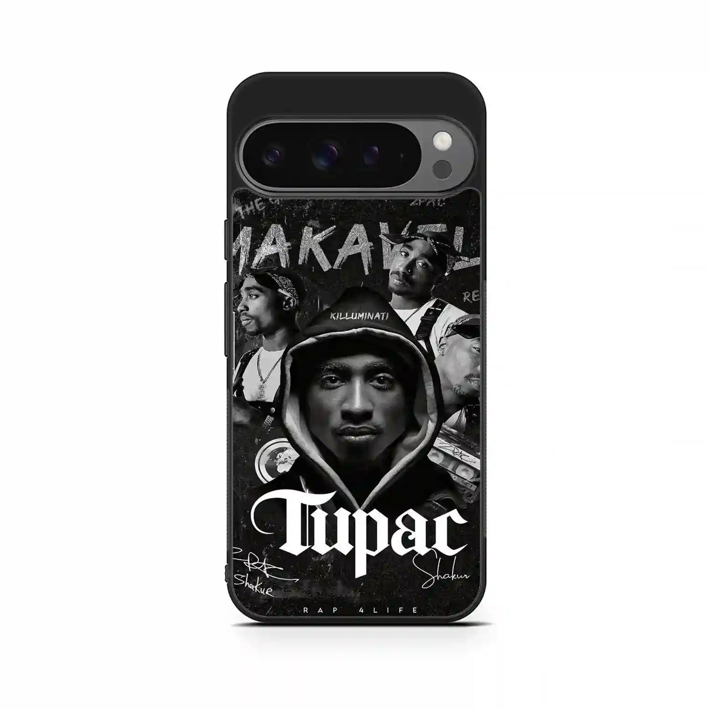 2 Pac Sakur Black Google Pixel 9 Case