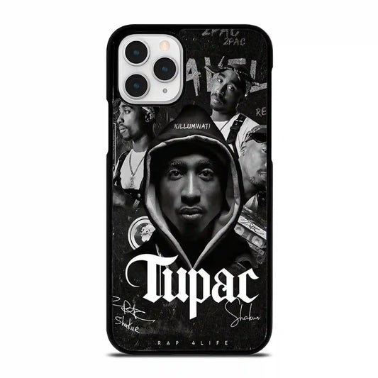 2 Pac Sakur Black iPhone 11 Pro Max Case