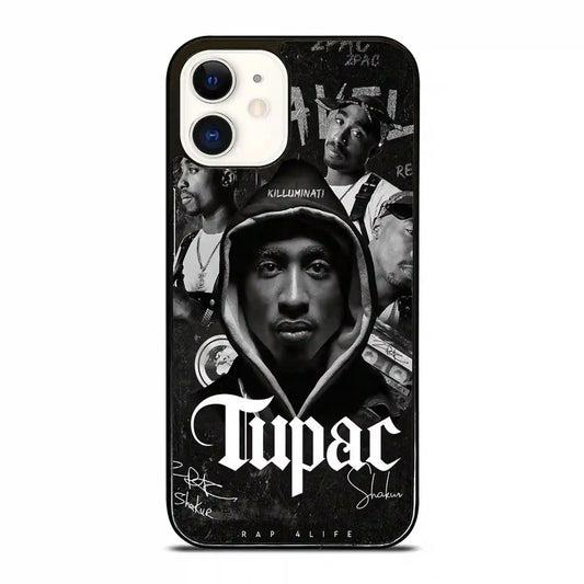 2 Pac Sakur Black iPhone 12 Case