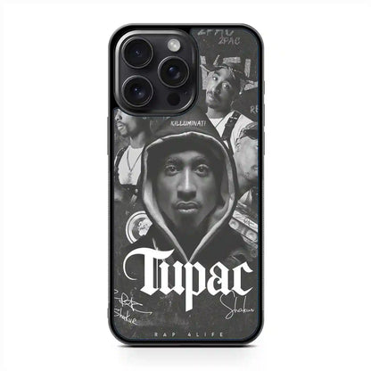 2 Pac Sakur Black iPhone 15 Pro Case