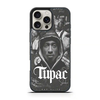 2 Pac Sakur Black iPhone 16 Pro Case