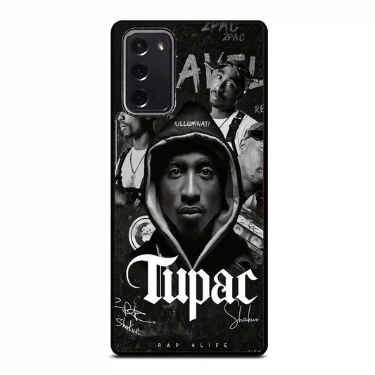 2 Pac Sakur Black Samsung Galaxy Note 20 Case