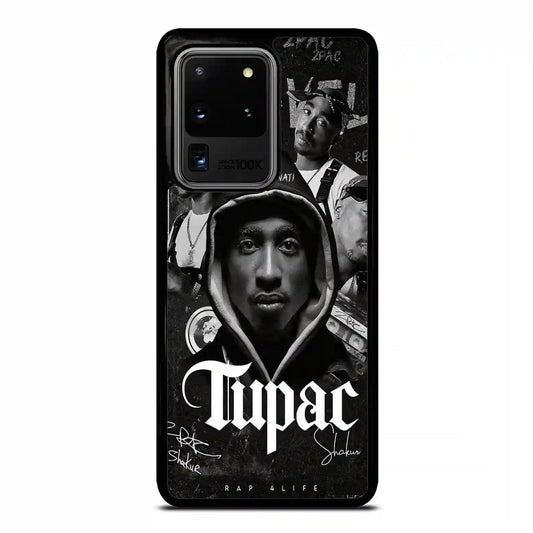 2 Pac Sakur Black Samsung Galaxy S20 Ultra Case