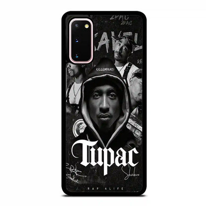 2 Pac Sakur Black Samsung Galaxy S20 Case