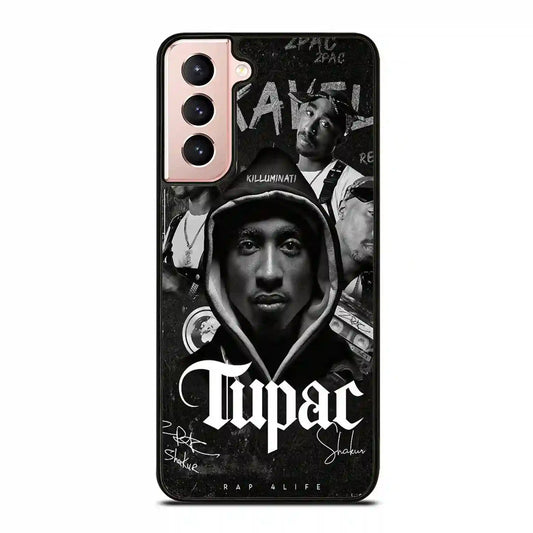 2 Pac Sakur Black Samsung Galaxy S21 Plus Case