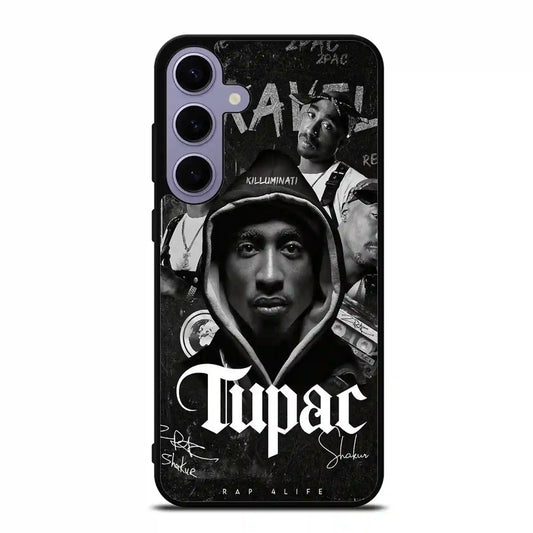 2 Pac Sakur Black Samsung Galaxy S24 Plus Case