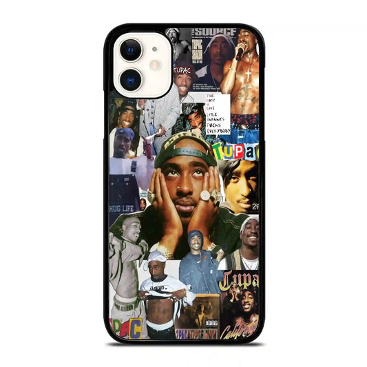 2 Pac Sakur Collage iPhone 11 Case