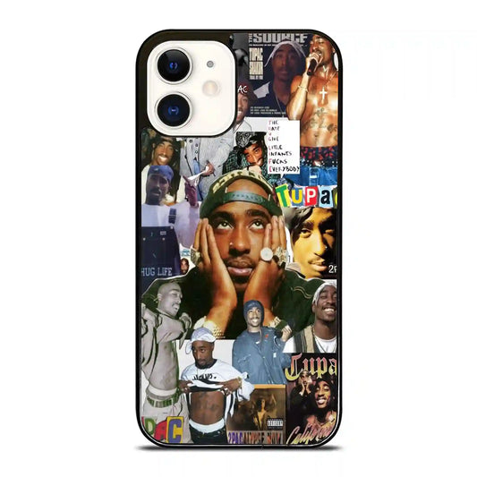 2 Pac Sakur Collage iPhone 12 Mini Case