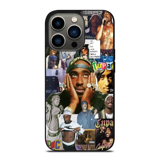 2 Pac Sakur Collage iPhone 13 Pro Case