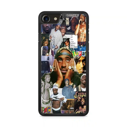 2 Pac Sakur Collage iPhone SE 2020 Case