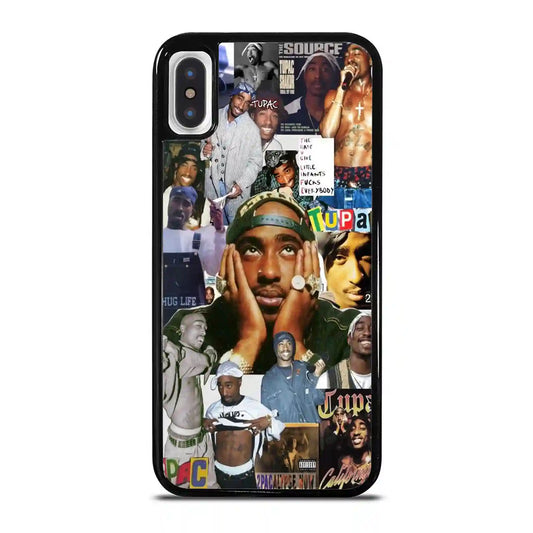 2 Pac Sakur Collage iPhone X-XS Case