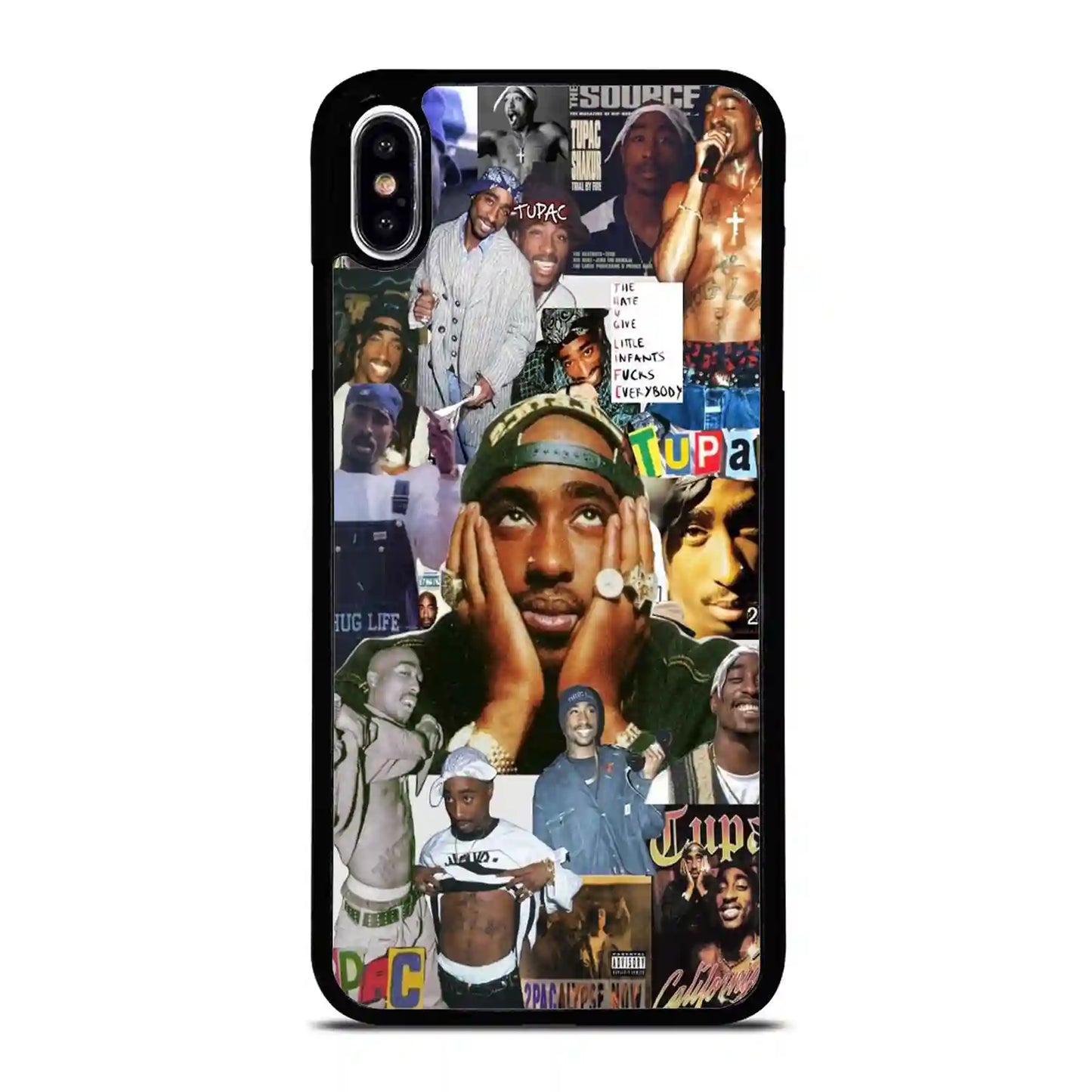 2 Pac Sakur Collage iPhone XS Max Case