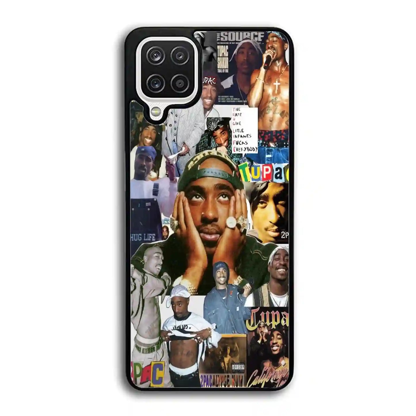 2 Pac Sakur Collage Samsung Galaxy A12 Case