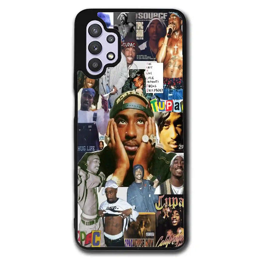 2 Pac Sakur Collage Samsung Galaxy A32 5G Case