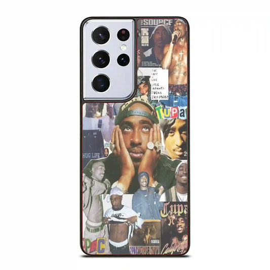 2 Pac Sakur Collage Samsung Galaxy S21 Ultra Case