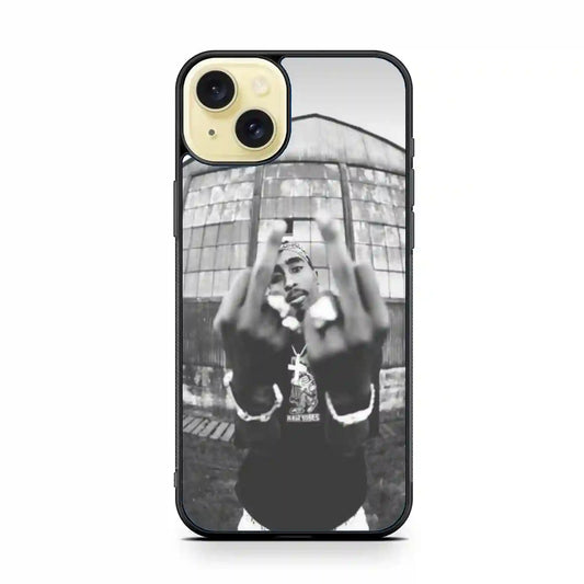 2 Pac Sakur Color iPhone 15 Plus Case