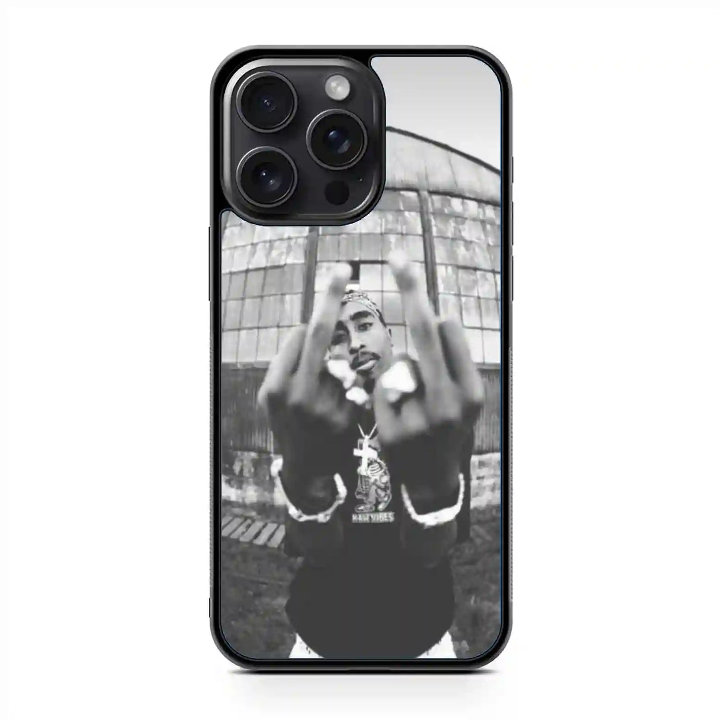 2 Pac Sakur Color iPhone 15 Pro Case