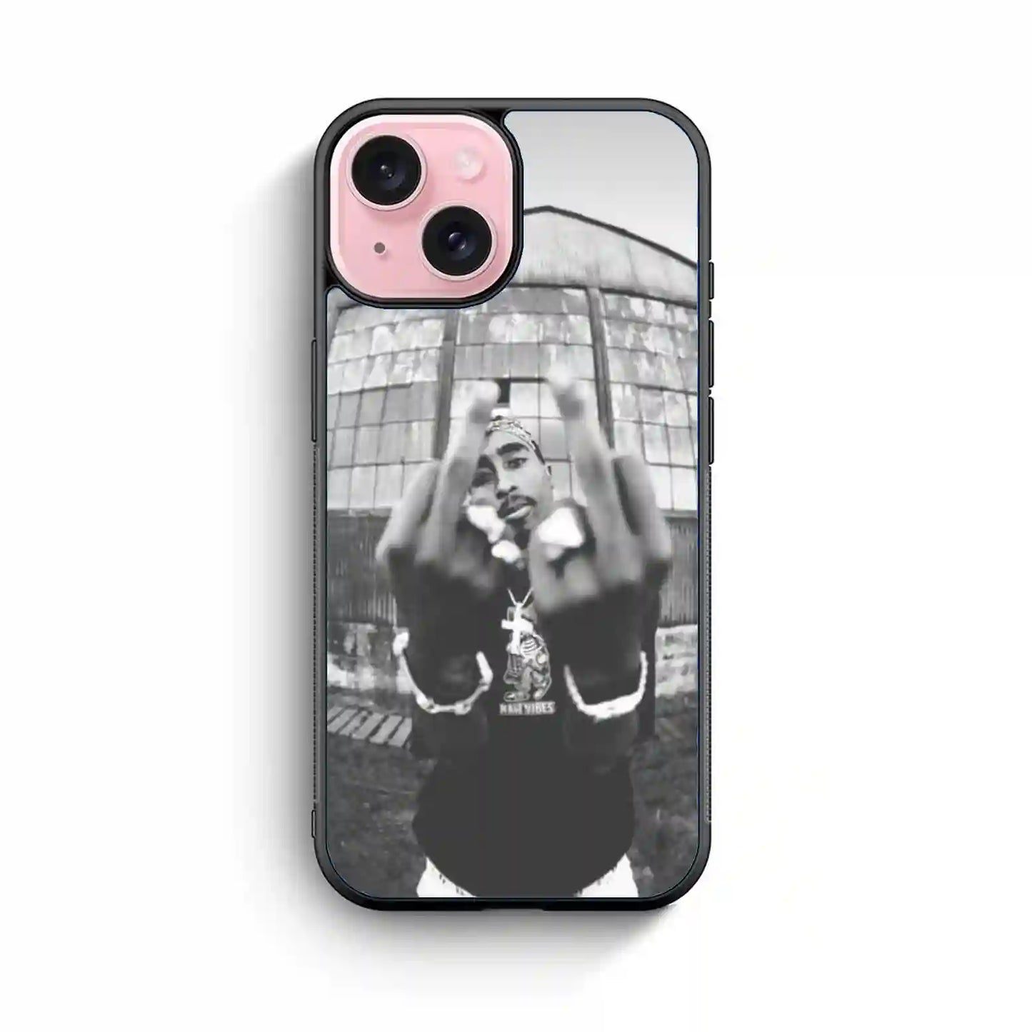 2 Pac Sakur Color iPhone 15 Case