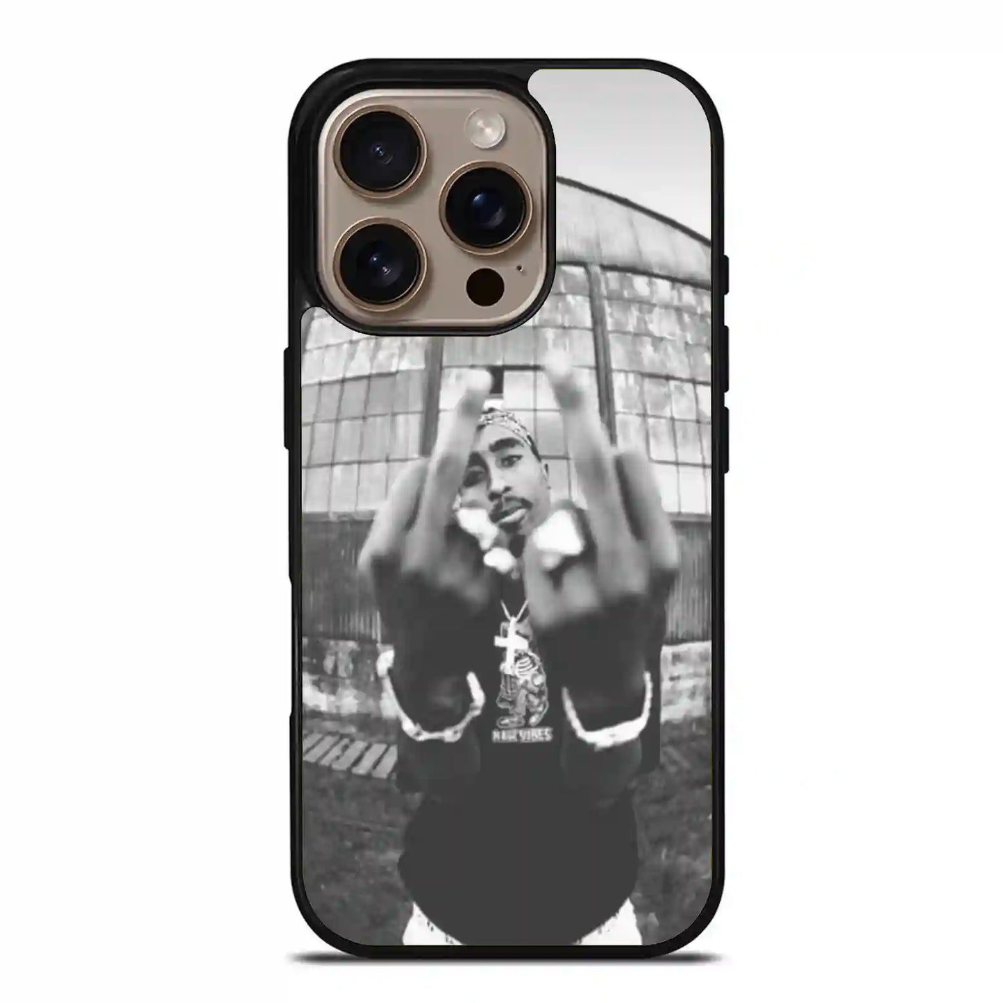 2 Pac Sakur Color iPhone 16 Pro Max Case