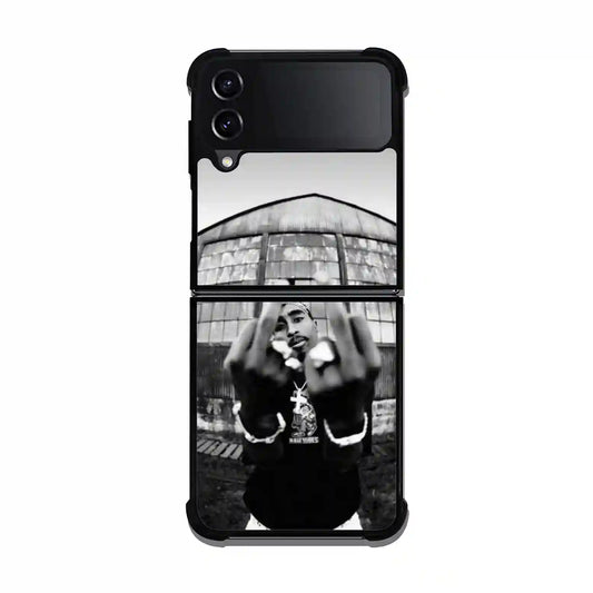 2 Pac Sakur Color Samsung Z3 Flip Case