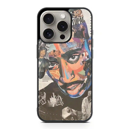 2 Pac Sakur Design iPhone 15 Pro Max Case