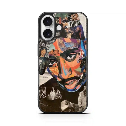 2 Pac Sakur Design iPhone 16 Case