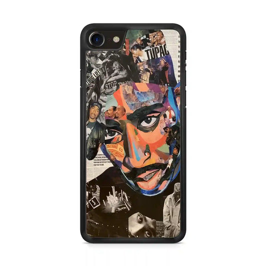 2 Pac Sakur Design iPhone SE 2020 Case