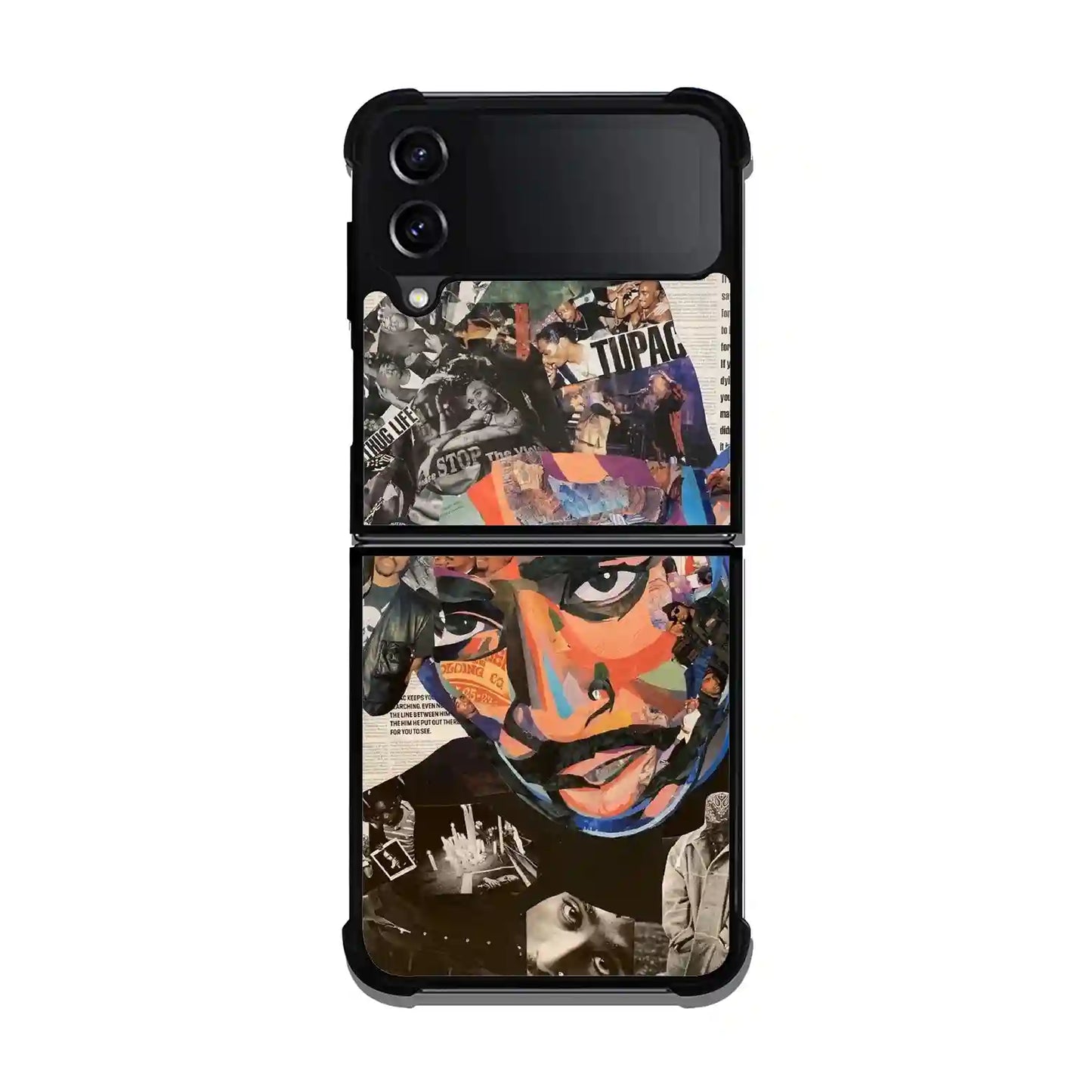 2 Pac Sakur Design Samsung Z3 Flip Case