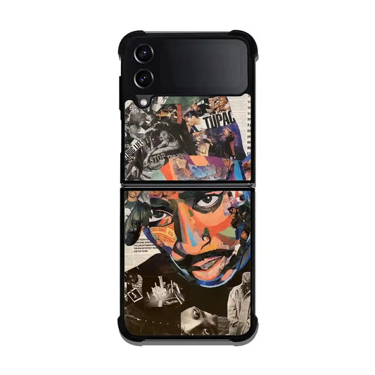 2 Pac Sakur Design Samsung Z3 Flip Case