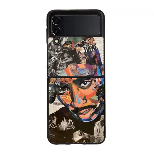 2 Pac Sakur Design Samsung Z4 Flip Case