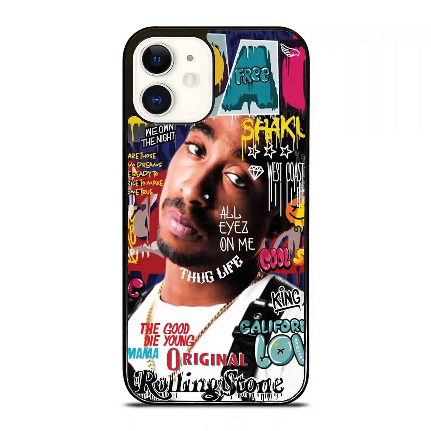 2 Pac Sakur Free iPhone 12 Mini Case