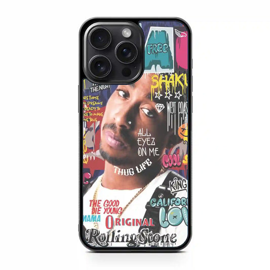 2 Pac Sakur Free iPhone 15 Pro Case