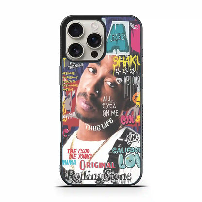 2 Pac Sakur Free iPhone 16 Pro Case