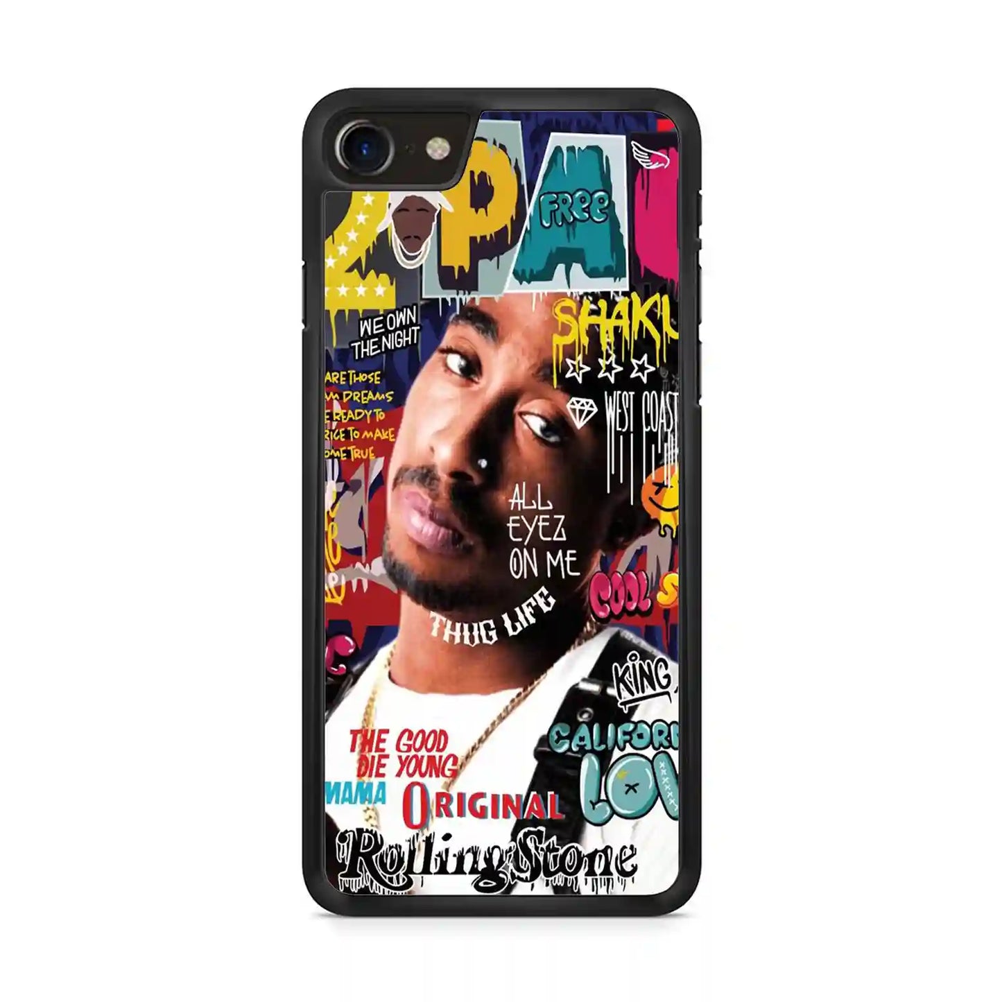 2 Pac Sakur Free iPhone SE 2020 Case