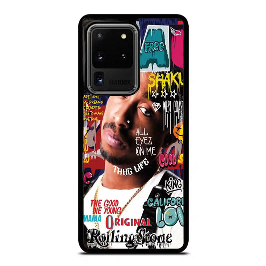 2 Pac Sakur Free Samsung Galaxy S20 Ultra Case