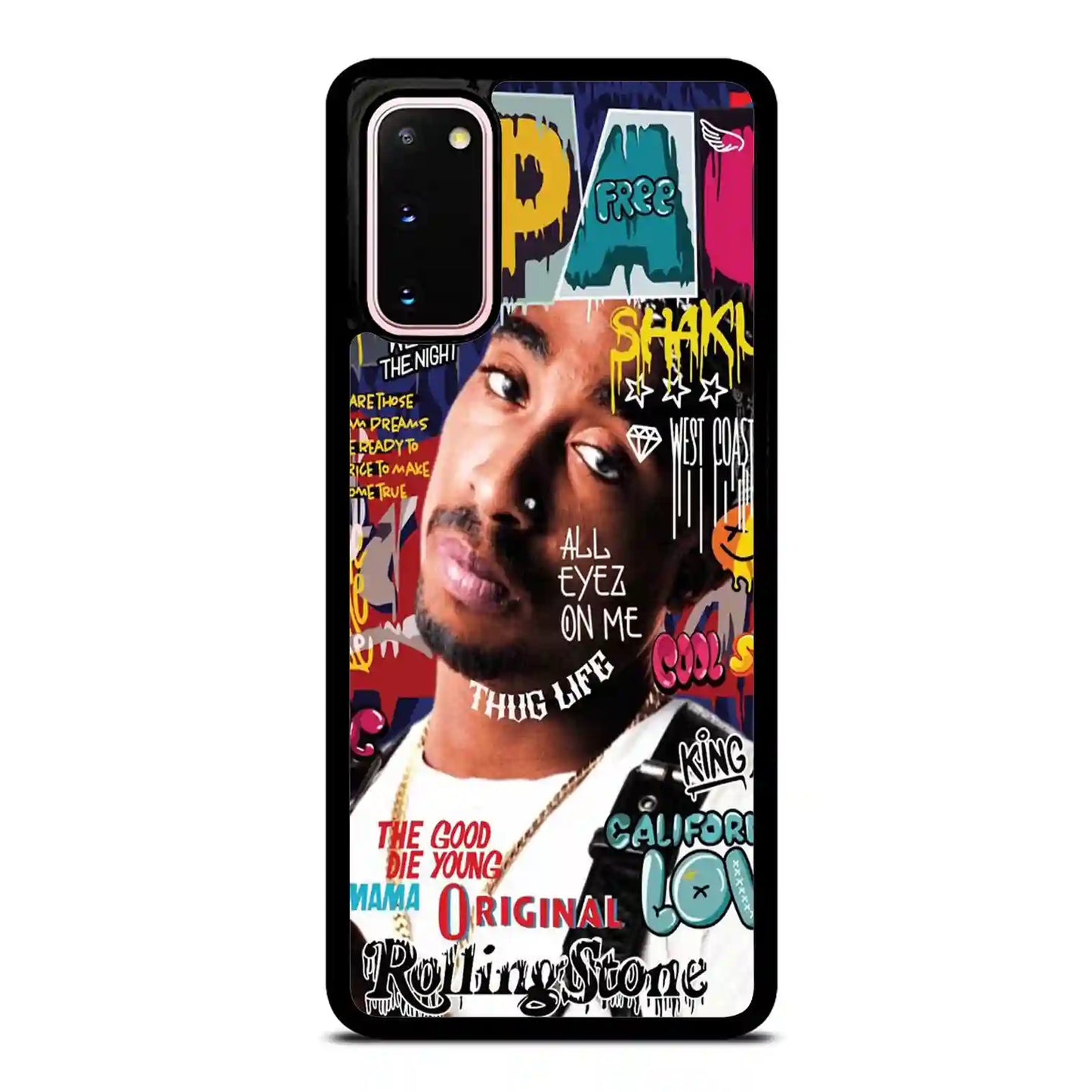 2 Pac Sakur Free Samsung Galaxy S20 Case