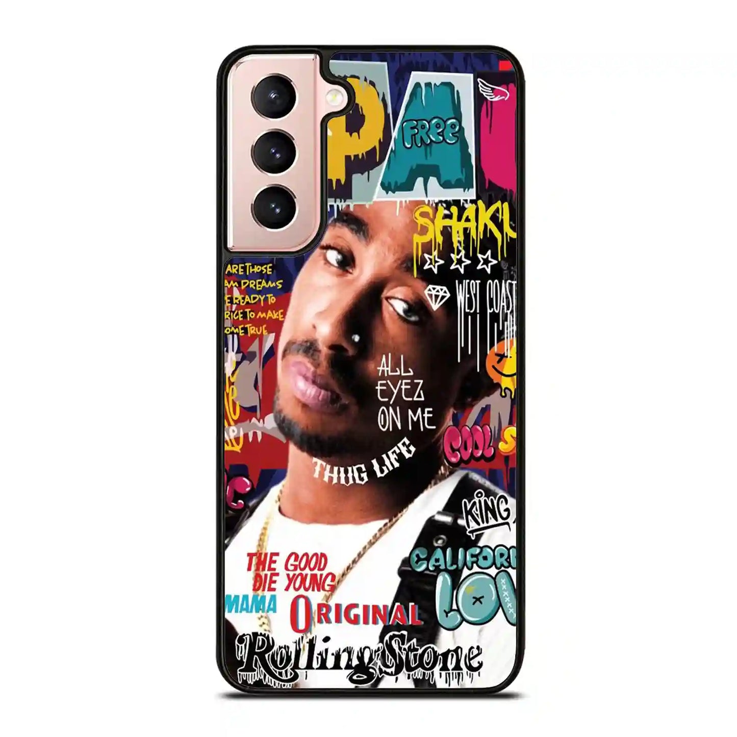 2 Pac Sakur Free Samsung Galaxy S21 Plus Case