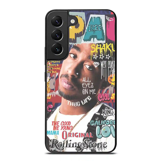 2 Pac Sakur Free Samsung Galaxy S22 Plus Case