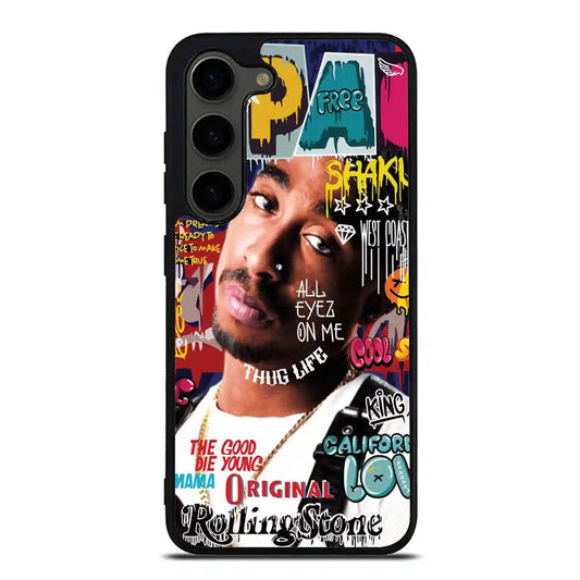 2 Pac Sakur Free Samsung Galaxy S23 Plus Case