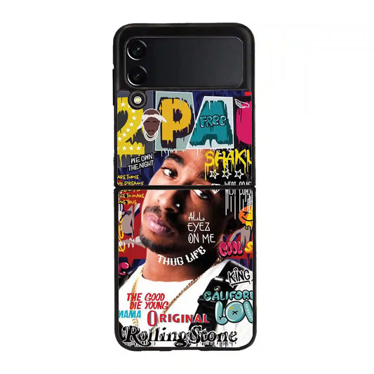 2 Pac Sakur Free Samsung Z4 Flip Case