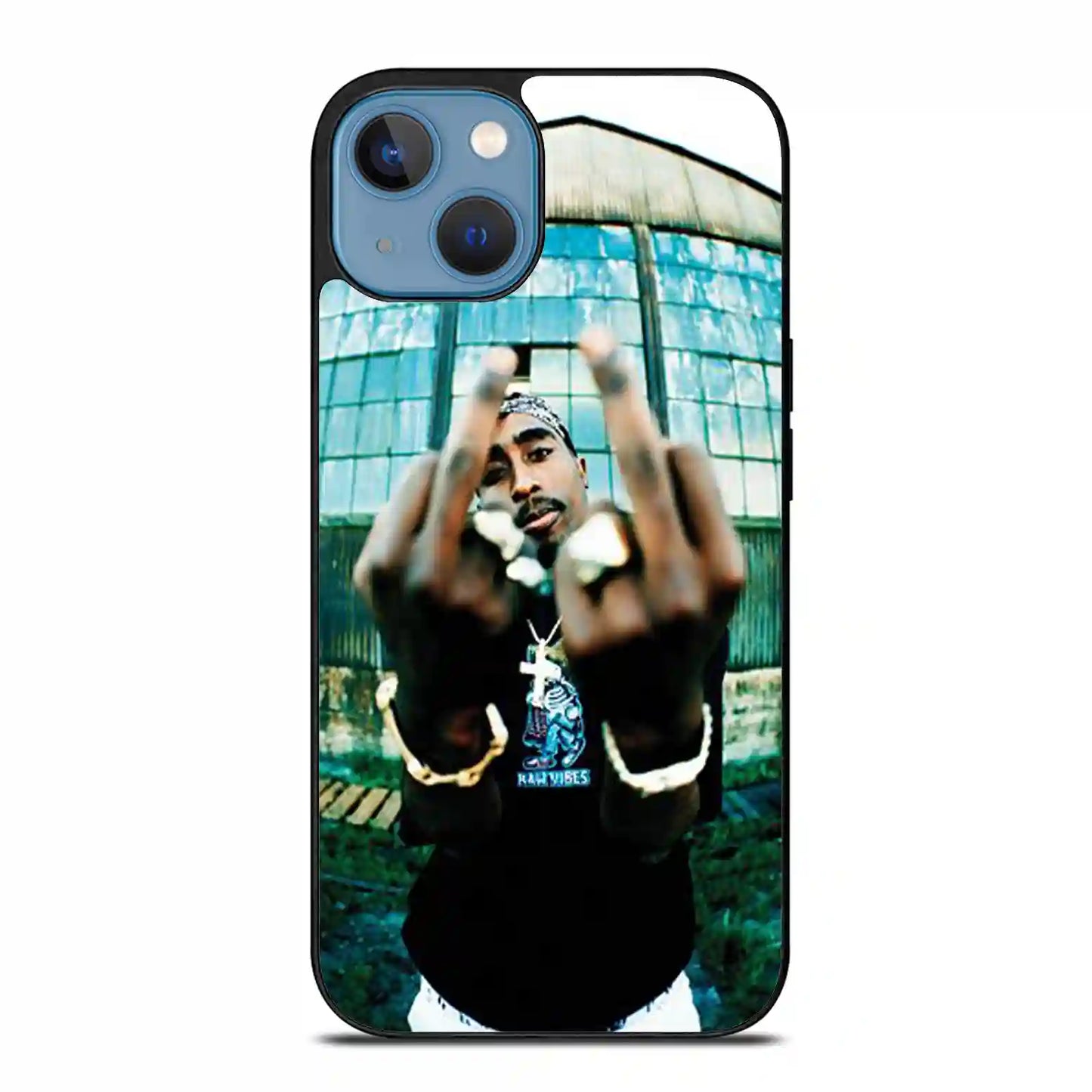 2 Pac Sakur Fuck iPhone 14 Plus Case