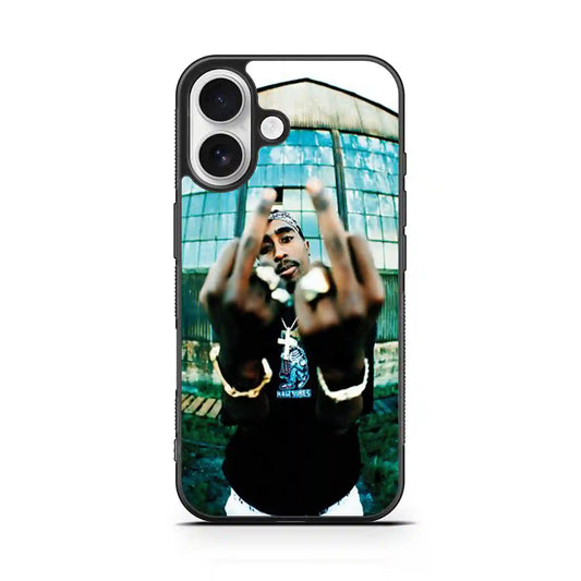 2 Pac Sakur Fuck iPhone 16 Case