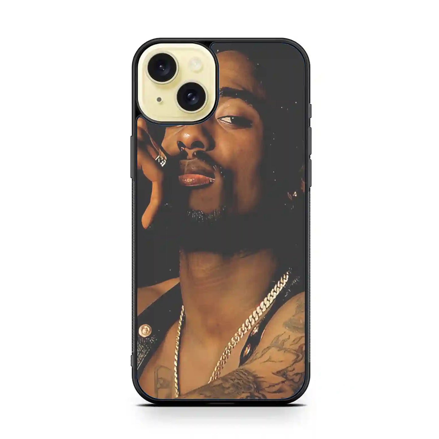 2 Pac Sakur Inspired iPhone 15 Plus Case